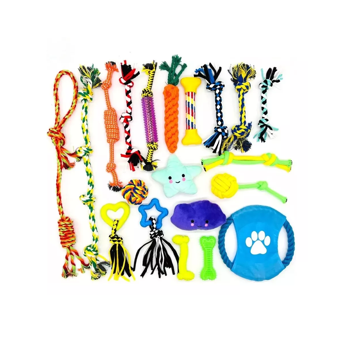 Juguetes para Perro Eo Safe Imports Esi-10875 Multicolor 20 Piezas