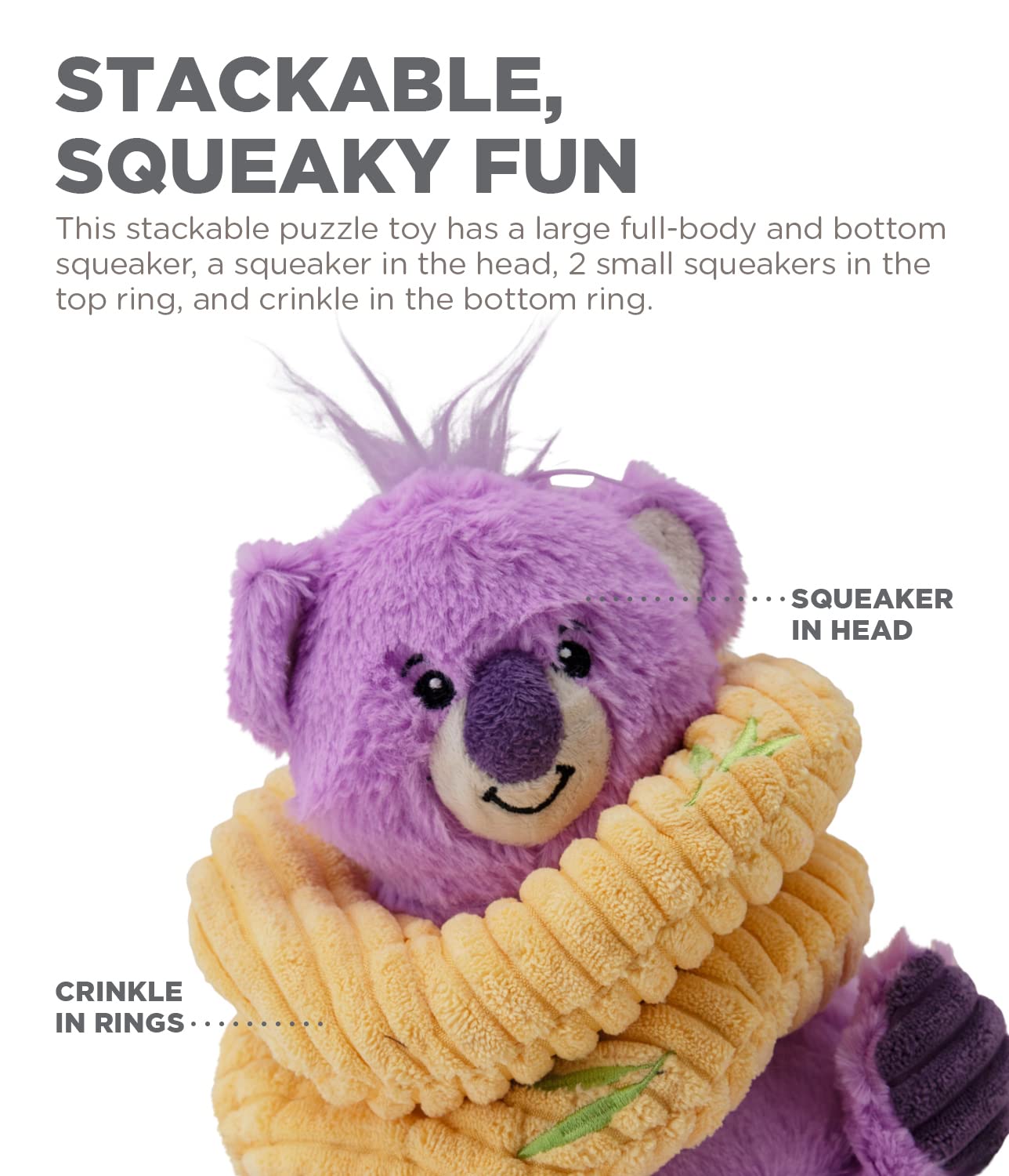 Foto 5 pulgar | Juguete De Peluche Para Perros Puzzle Outward Hound Ringamals Koala - Venta Internacional.