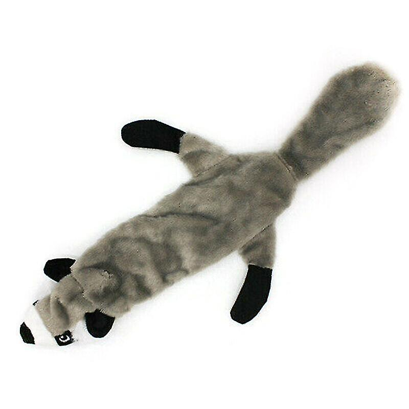 Juguete Para Perros Huoguo Raccoon Plush, Indestructible, Chirriante - Venta Internacional.