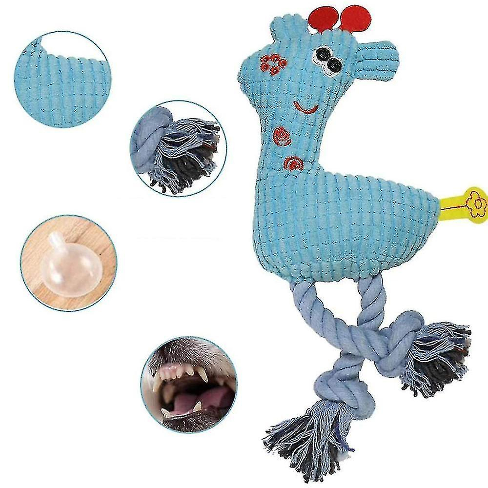 Foto 3 pulgar | Juguete Masticable Interactivo Dog Plush Squeaky Con Cuerdas Para Perros - Venta Internacional.