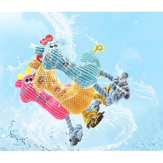Foto 5 | Juguete Masticable Interactivo Dog Plush Squeaky Con Cuerdas Para Perros - Venta Internacional.