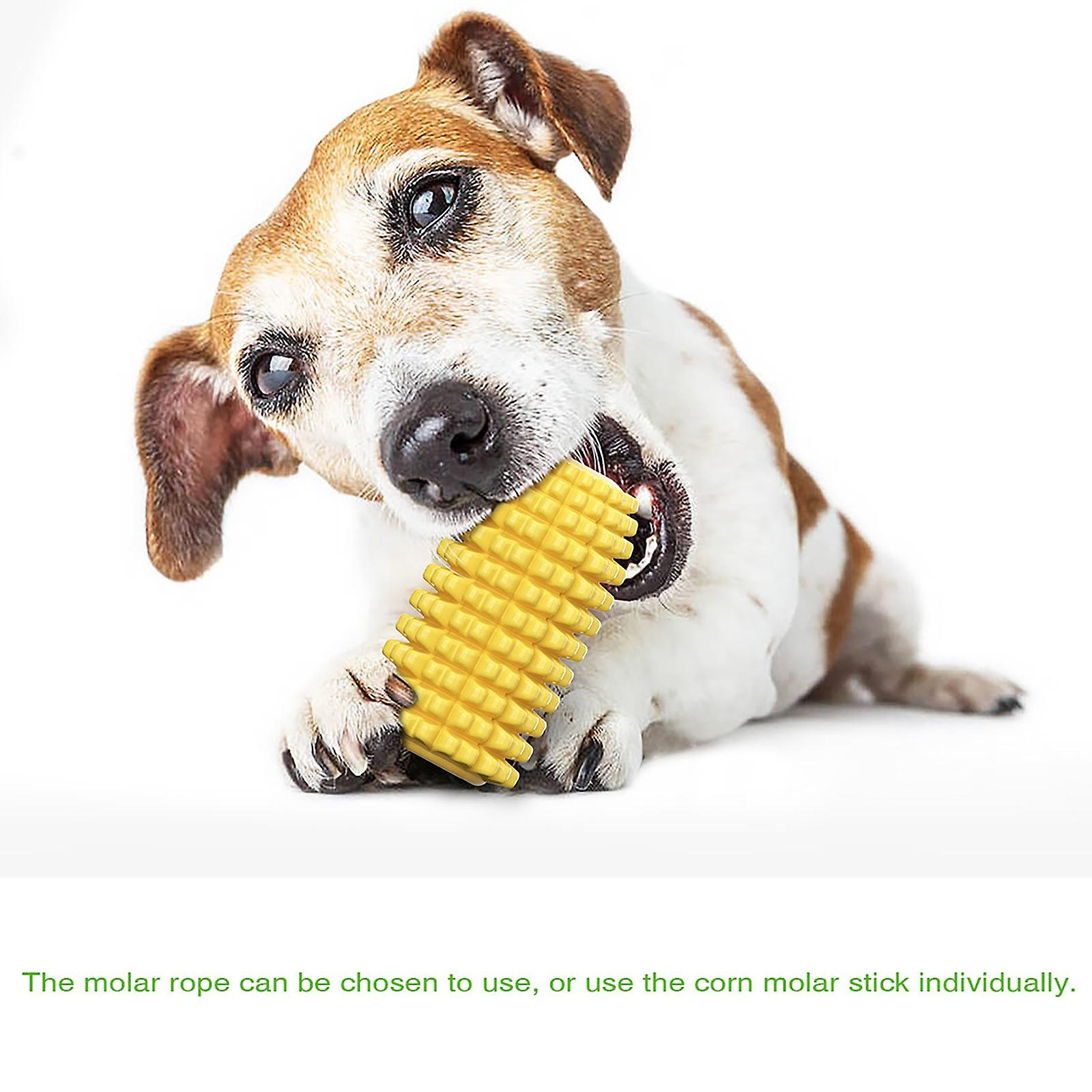 Foto 4 pulgar | Dog Toy Huoguo Dispensador De Comida Con Forma De Maíz Cepillo De Dientes Molar - Venta Internacional.