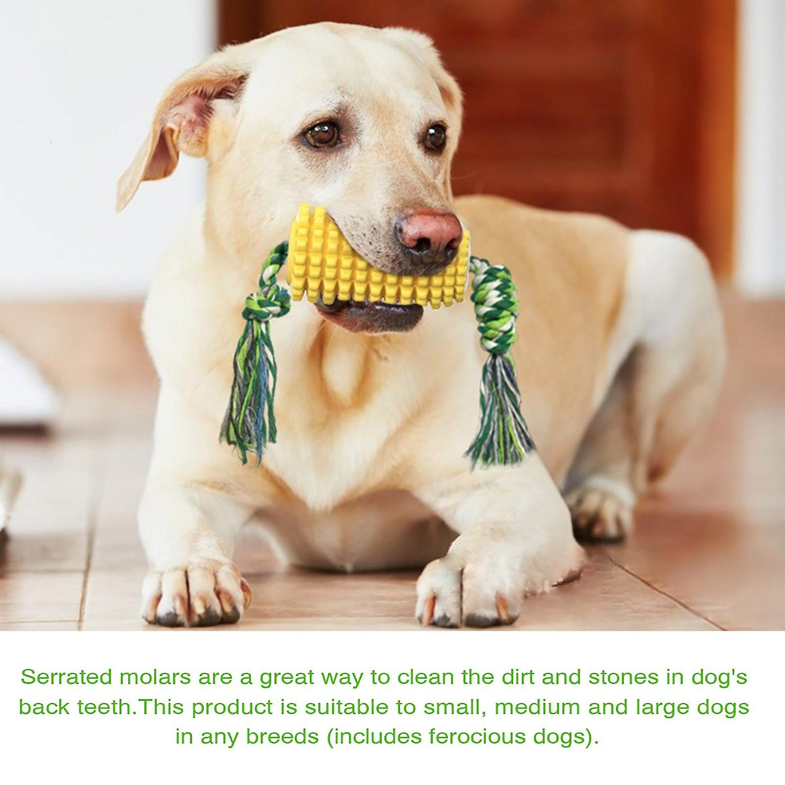 Foto 5 | Dog Toy Huoguo Dispensador De Comida Con Forma De Maíz Cepillo De Dientes Molar - Venta Internacional.