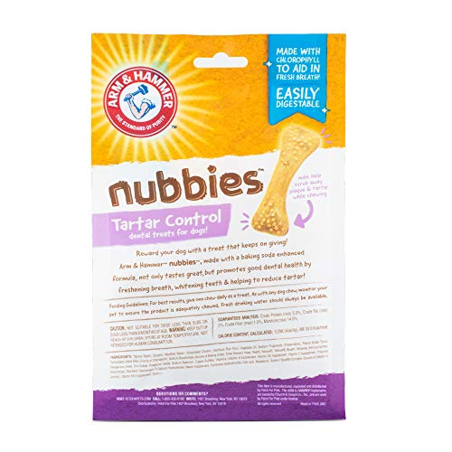 Foto 3 pulgar | Dental Chews Arm & Hammer Nubbies Para Perros, Mantequilla De Maní, 20 - Venta Internacional.