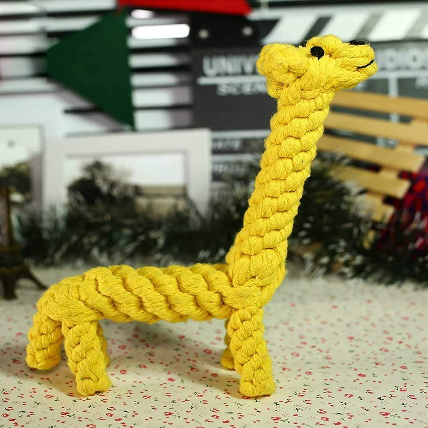 Foto 5 | Juguetes Masticables Para Perros En Proceso De Dentición Jieyou Jiraffe Para Perros Pequeños Y Media - Venta Intern
