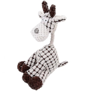 Foto 2 | Cuerda Para Masticar Con Forma De Animal De Peluche Huoguo, Bonita Y Chirriante, Color Gris - Venta Internacional.