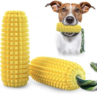 Foto 2 | Juguete Masticador Para Perros Huoguo, Limpiador De Maíz Duradero - Venta Internacional.