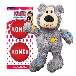 Foto 1 | Pelotas Toy Kong Wild Knots Bear Y Signature Para Perros Pequeños - Venta Internacional.