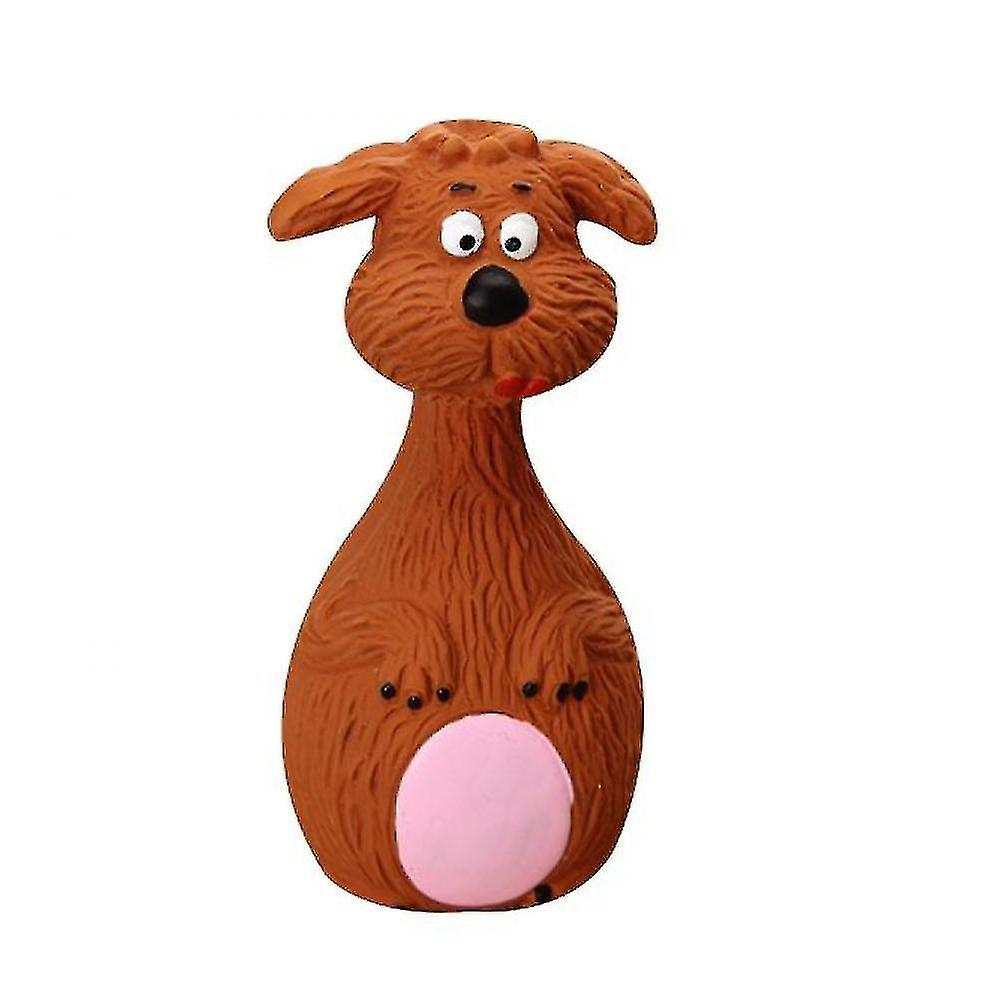 Juguete Para Perros Huoguo Cartoon Molar De Látex Resistente A Mordeduras, Marrón - Venta Internacional.