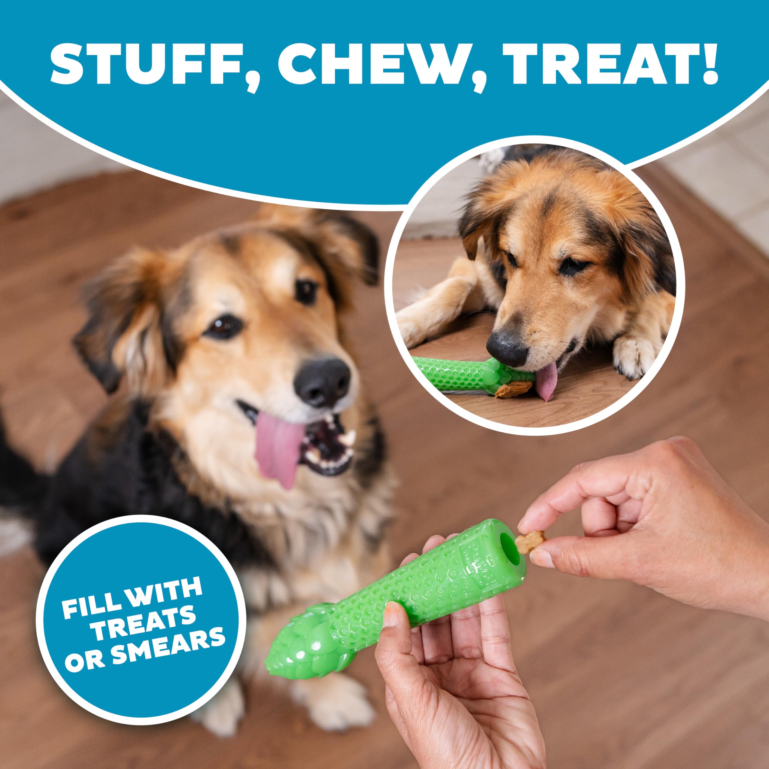 Foto 4 | Juguete Dental Para Masticar Con Espárragos Outward Hound Para Perros Medianos - Venta Internacional.