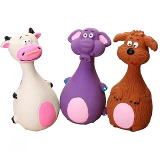 Foto 2 | Juguete Para Perros Huoguo Cartoon Molar De Látex Blanco Resistente A Mordeduras - Venta Internacional.