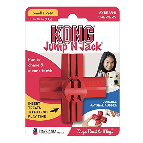 Foto 6 pulgar | Juguete Para Perros Kong Jump'n Jack De Goma Duradera Para Perros Pequeños - Venta Internacional.