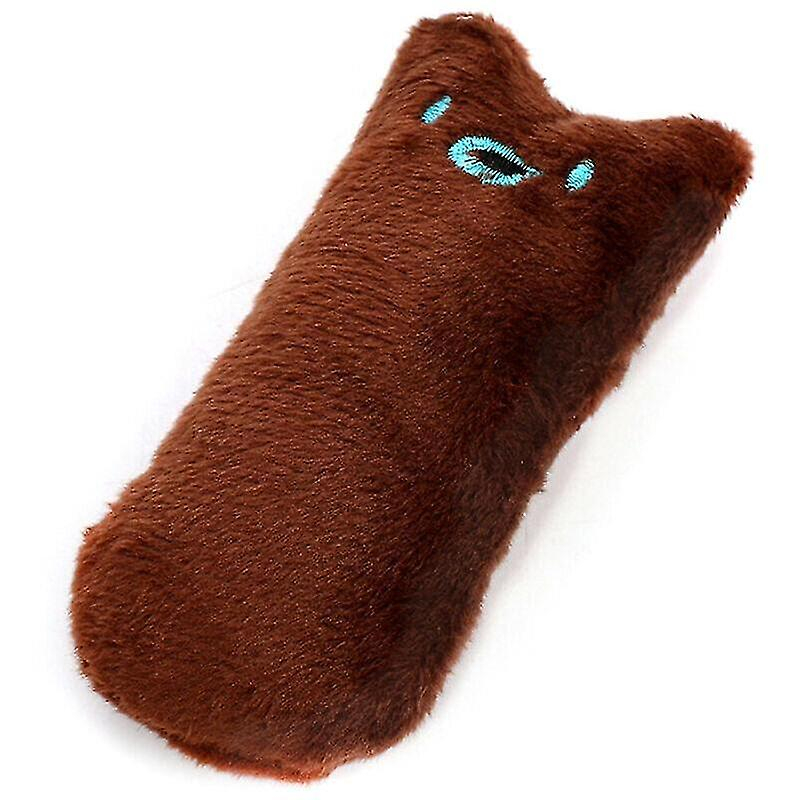 Almohada Suave Para Perros Huoguo, Marrón, Con Forma De Gato, Para Masticar, Rechinar Los Dientes - Venta Internacional
