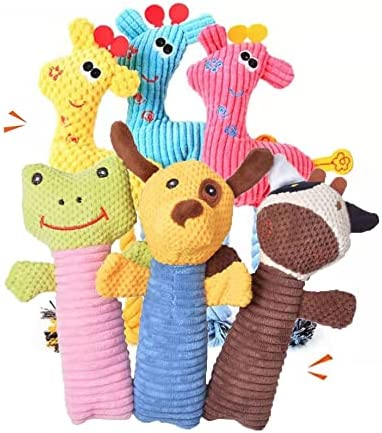 Juego De Juguetes De Peluche Para Perros Huoguo Squeaky Para Cachorros Pequeños Y Medianos - Venta Internacional.
