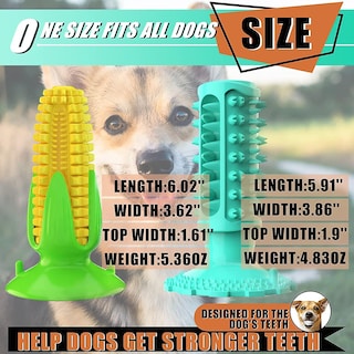 Foto 4 | Cepillo De Dientes Para Perros, Bastoncillos Para Limpiar Los Dientes, Juguetes Que Suenan Para Mast - Venta Internac