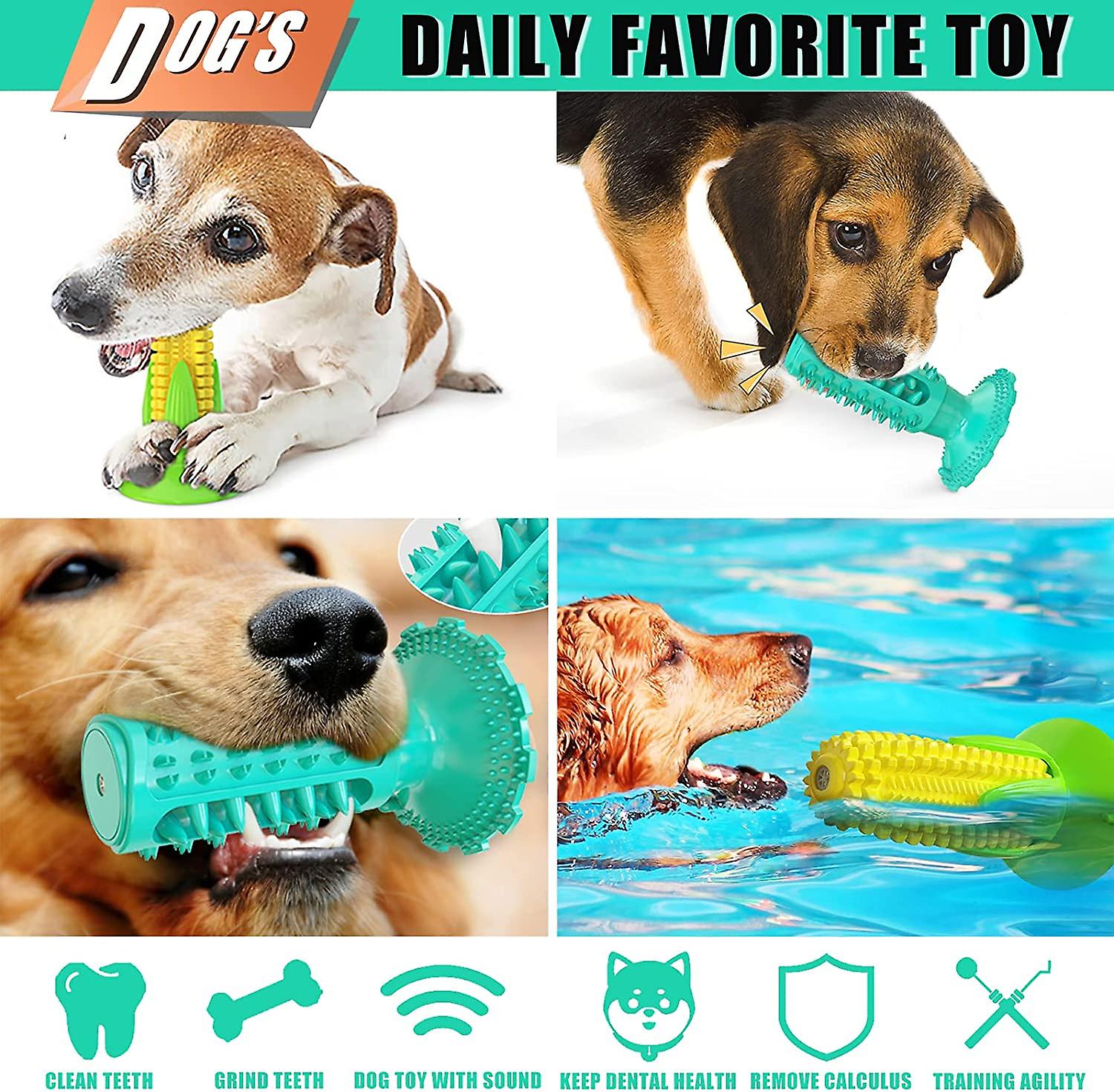 Foto 6 pulgar | Cepillo De Dientes Para Perros, Bastoncillos Para Limpiar Los Dientes, Juguetes Que Suenan Para Mast - Venta Internac
