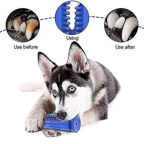 Foto 5 pulgar | Cepillo De Dientes Para Perros, Juguete Masticable Huoguo, De Caucho Natural Duradero - Venta Internacional.