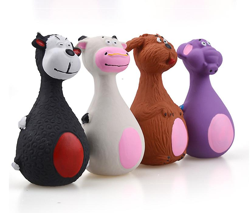 Foto 3 pulgar | Juguete Para Perros Sanlin Beans Con Dibujos Animados De Látex Resistente A Mordeduras (pur) - Venta Internacional.