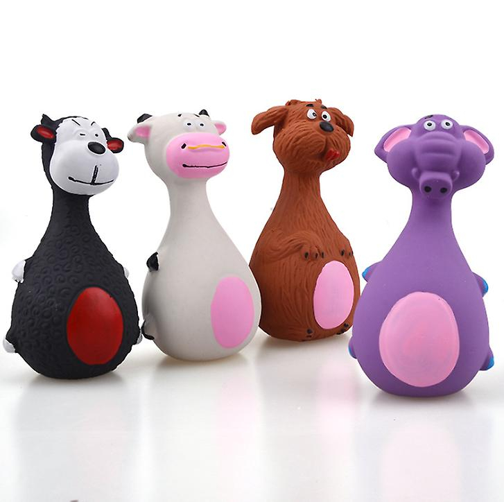 Foto 5 pulgar | Juguete Para Perros Sanlin Beans Con Dibujos Animados De Látex Resistente A Mordeduras (pur) - Venta Internacional.