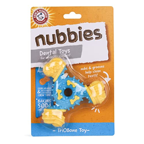 Foto 2 pulgar | Juguete Dental Para Perros Arm & Hammer Nubbies Tribone Peanut Butter - Venta Internacional.