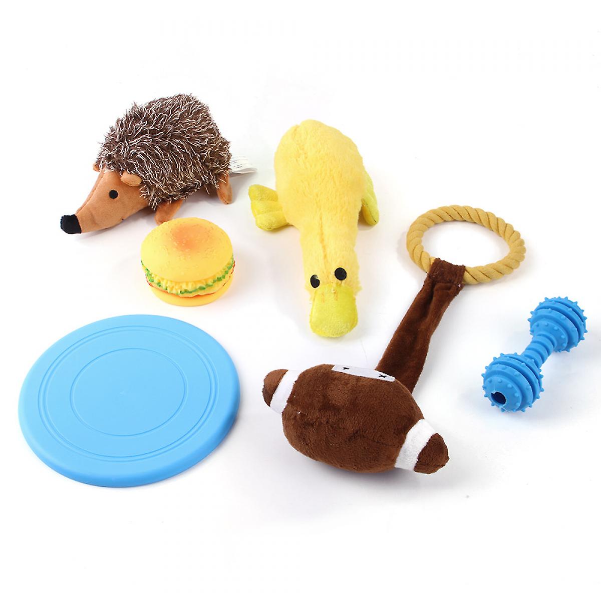 Foto 2 pulgar | Juego De Juguetes Para Perros Huoguo, Cuerda De Algodón De Felpa Resistente A Las Mordeduras, 6 Piez - Venta Interna