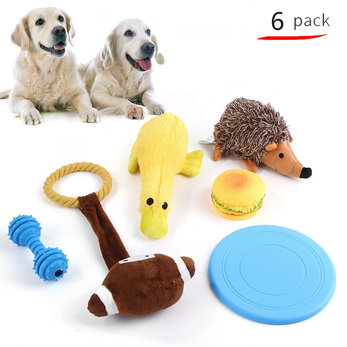 Foto 3 pulgar | Juego De Juguetes Para Perros Huoguo, Cuerda De Algodón De Felpa Resistente A Las Mordeduras, 6 Piez - Venta Interna