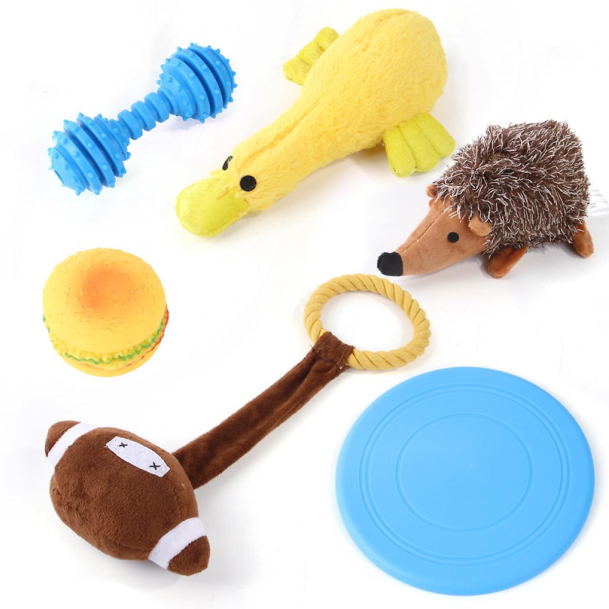 Foto 4 pulgar | Juego De Juguetes Para Perros Huoguo, Cuerda De Algodón De Felpa Resistente A Las Mordeduras, 6 Piez - Venta Interna