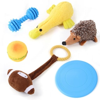 Foto 3 | Juego De Juguetes Para Perros Huoguo, Cuerda De Algodón De Felpa Resistente A Las Mordeduras, 6 Piez - Venta Interna