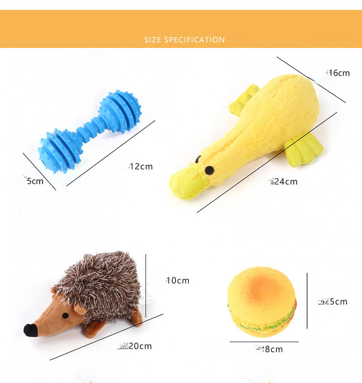 Foto 5 pulgar | Juego De Juguetes Para Perros Huoguo, Cuerda De Algodón De Felpa Resistente A Las Mordeduras, 6 Piez - Venta Interna