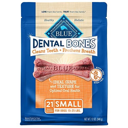Foto 2 pulgar | Dog Treats Blue Buffalo Dental Bones, Bolsa Pequeña De 340 A 567 G - Venta Internacional.