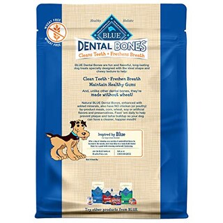 Foto 2 | Dog Treats Blue Buffalo Dental Bones, Bolsa Pequeña De 340 A 567 G - Venta Internacional.