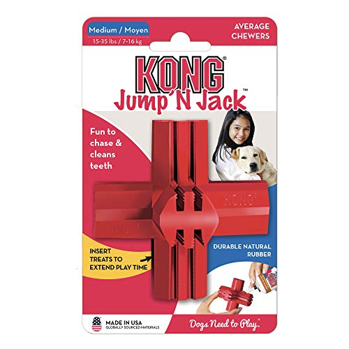Foto 6 pulgar | Juguete Para Perros Kong Jump'n Jack De Goma Duradera Para Perros Medianos - Venta Internacional.