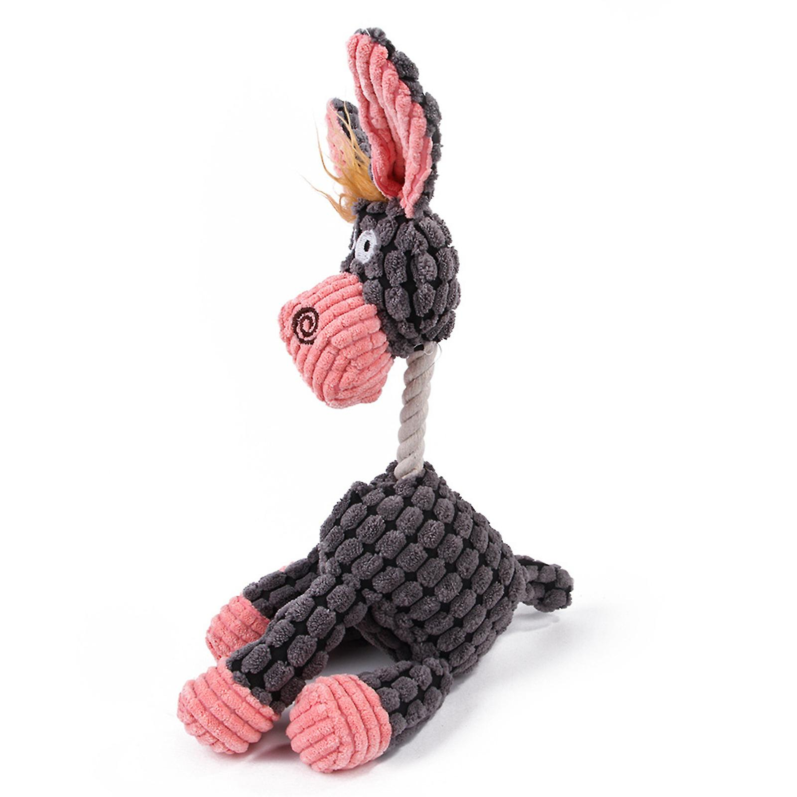Juguete Para Mascotas Huoguo Vocal De Peluche Con Forma De Burro Para Perros - Venta Internacional.