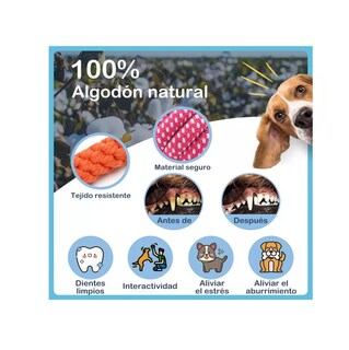 Foto 4 | Juguetes para Perro 10 Piezas