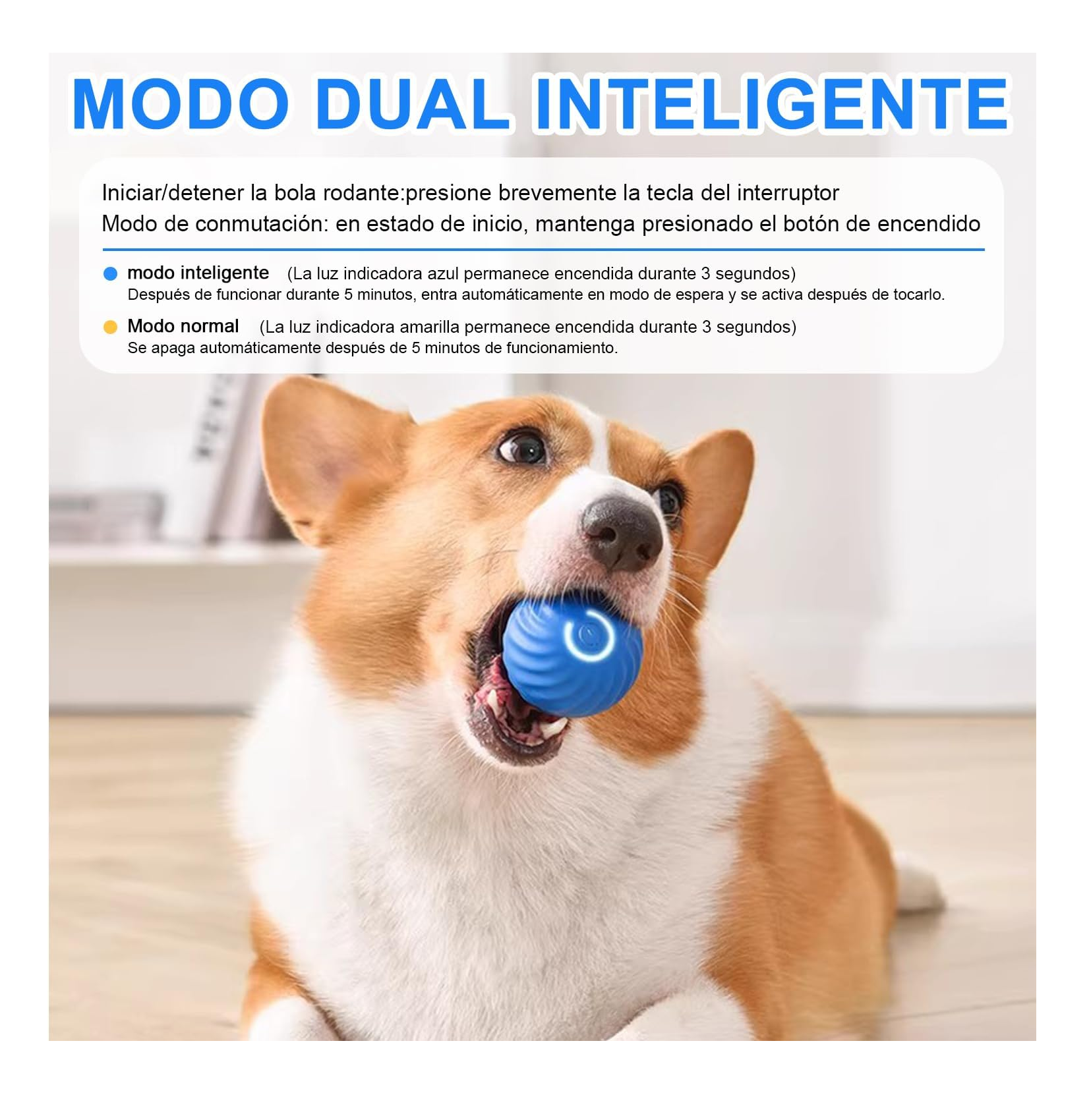 Foto 5 | Juguete Interactivo para Mascotas Azul