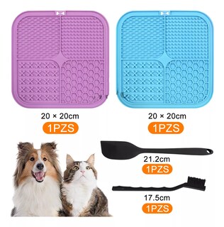 Foto 3 | Tapete Para Lamer Perros Con Ventosa De Reducir Ansiedad 2pz Eo Safe Imports Esi-18549 Multicolor