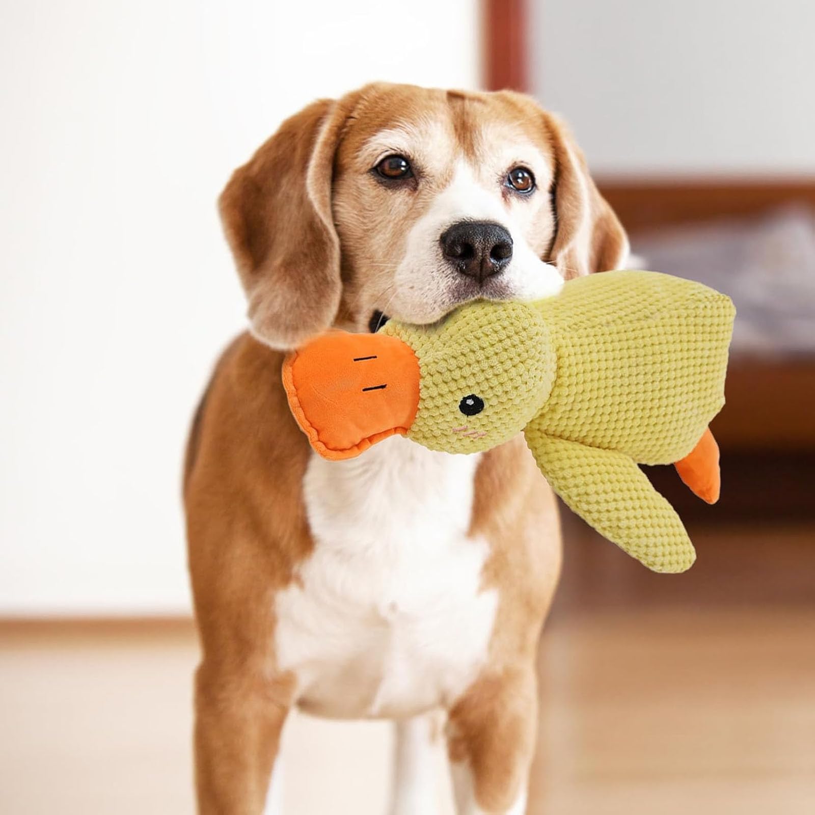 Foto 5 pulgar | Juguete Para Perros Mellow Dog Calming Duck Yellow Con Sonido De Graznido - Venta Internacional.
