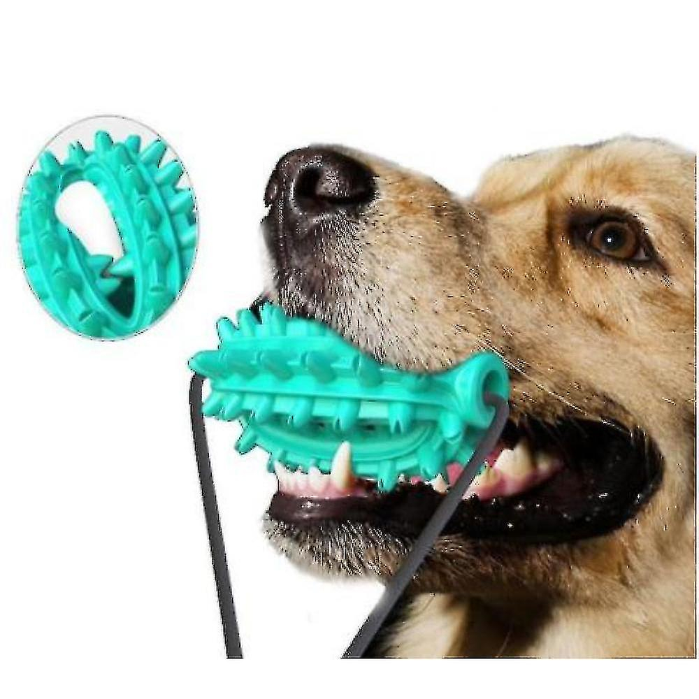 Foto 4 pulgar | Juguete Para Masticar Con Forma De Bola Con Forma De Cuerda Para Perros Huoguo, Con Ventosa, Azul - Venta Internacional.
