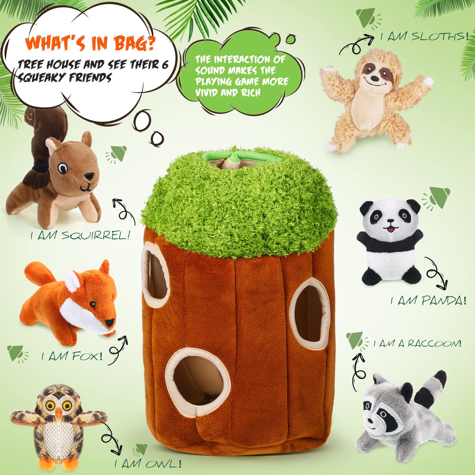 Foto 5 pulgar | Juguetes Skylety Para Perros Pequeños Y Medianos, 7 Piezas, Para Perros Pequeños Y Medianos - Venta Internacional.