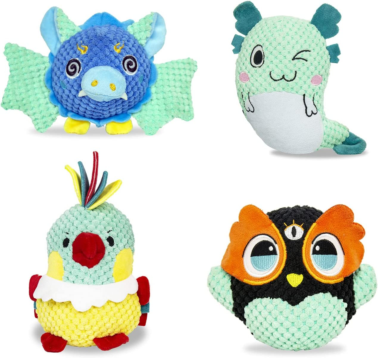 Foto 2 pulgar | Juguetes De Peluche Huoguo Squeaky Para Cachorros Con Limpieza De Dientes Para Perros - Venta Internacional.