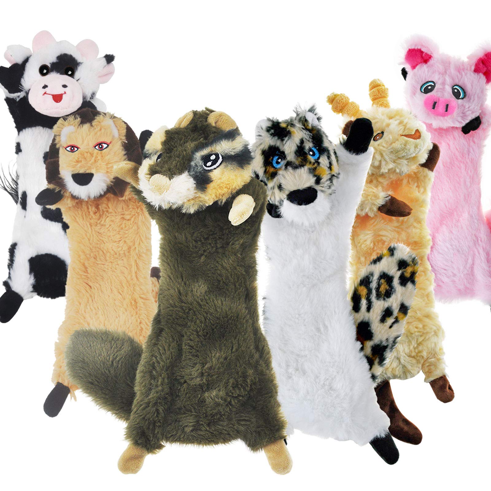Foto 2 pulgar | Dog Squeaky Toys Sharlovy, Sin Relleno, Paquete De 6 Para Perros Pequeños - Venta Internacional.