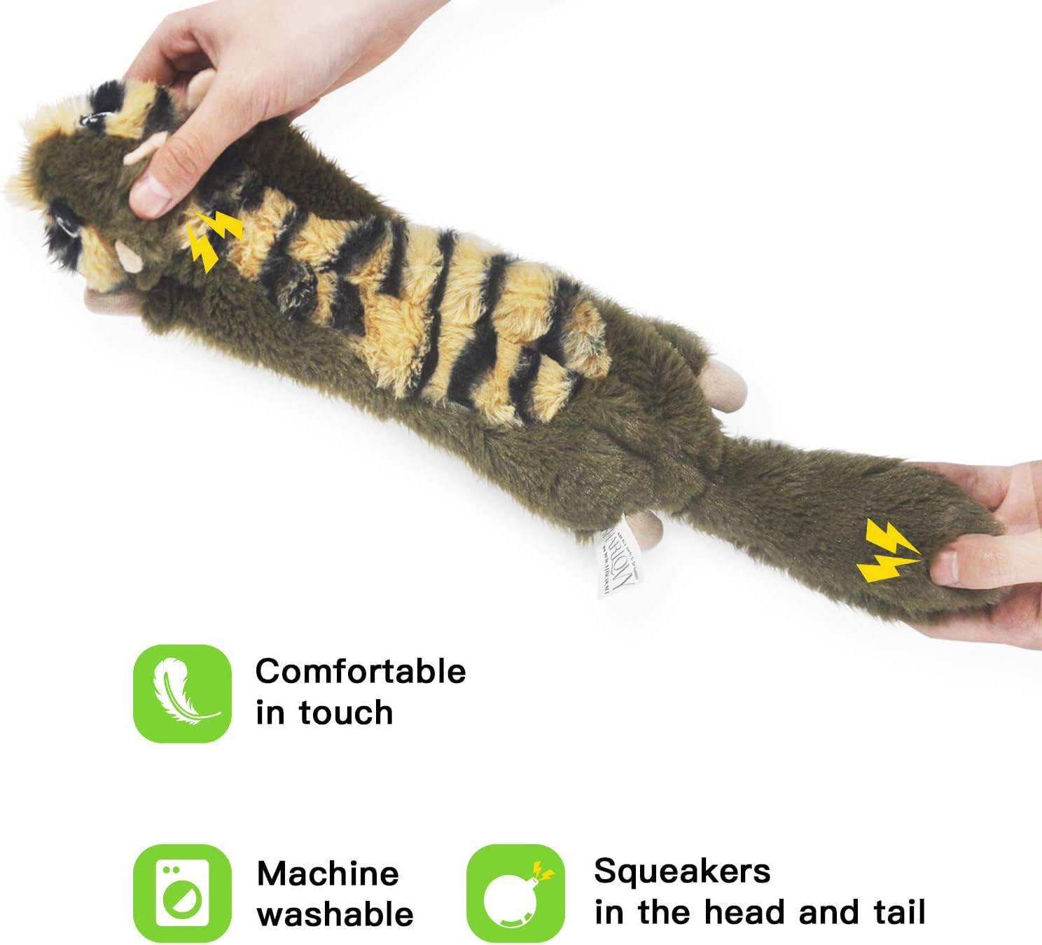 Foto 3 pulgar | Dog Squeaky Toys Sharlovy, Sin Relleno, Paquete De 6 Para Perros Pequeños - Venta Internacional.