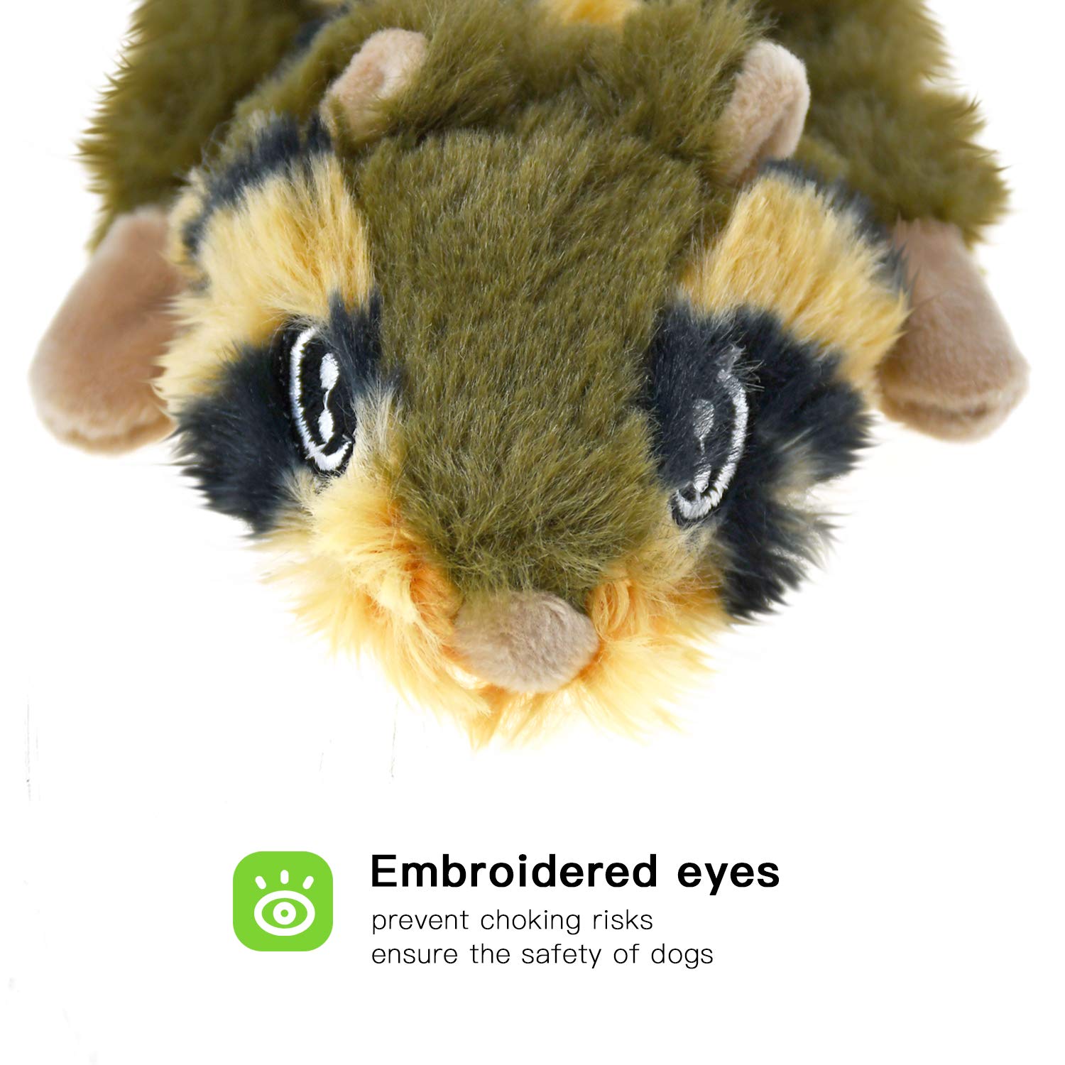 Foto 4 | Dog Squeaky Toys Sharlovy, Sin Relleno, Paquete De 6 Para Perros Pequeños - Venta Internacional.