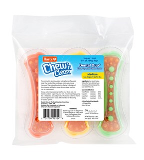 Foto 7 | Dog Chew & Treat Para Perros Hartz Chew 'n Clean Dental Duo, Paquete De 3 - Venta Internacional.