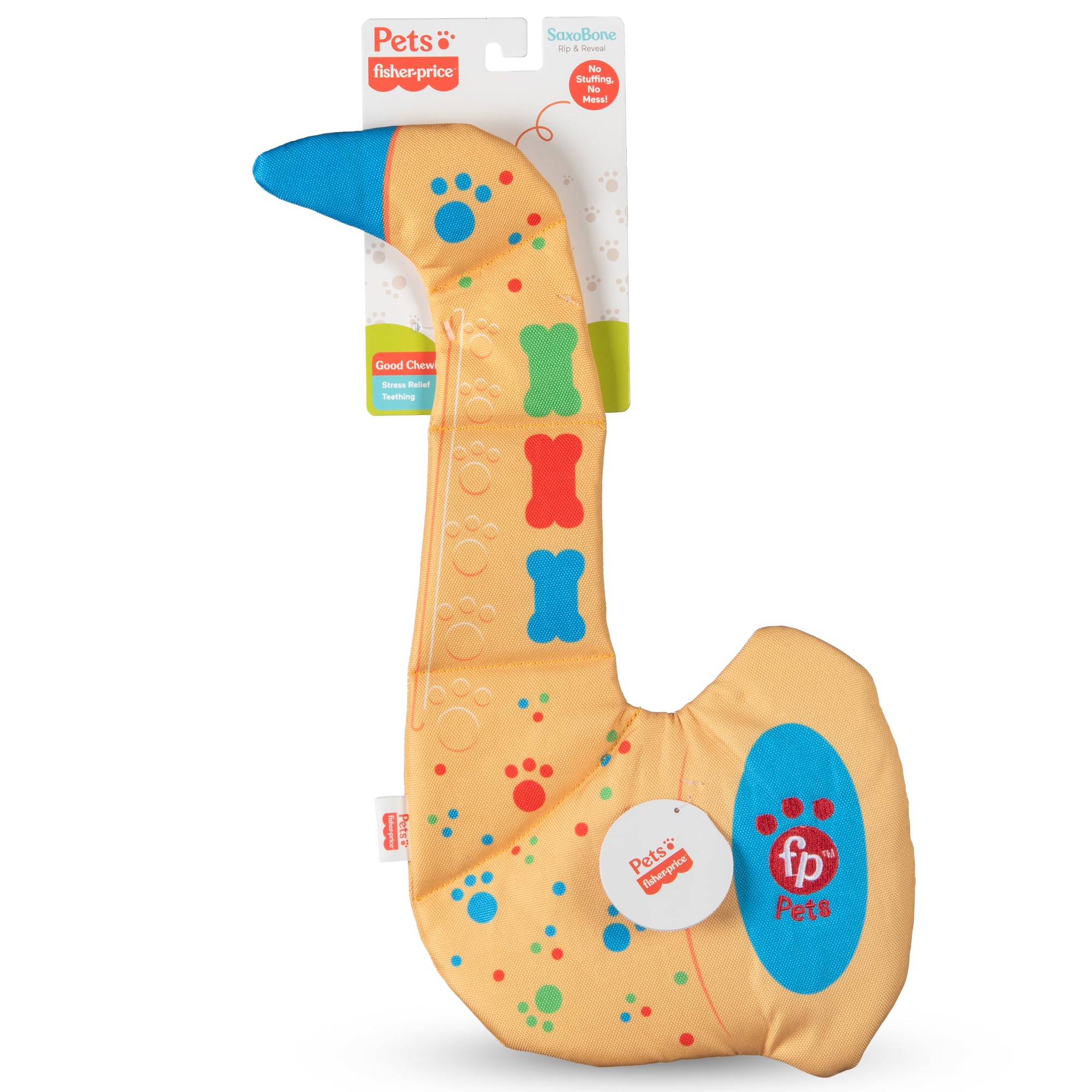 Foto 2 pulgar | Juguete Para Perros Fisher-price Saxbone Rip And Reveal Flattie Style - Venta Internacional.