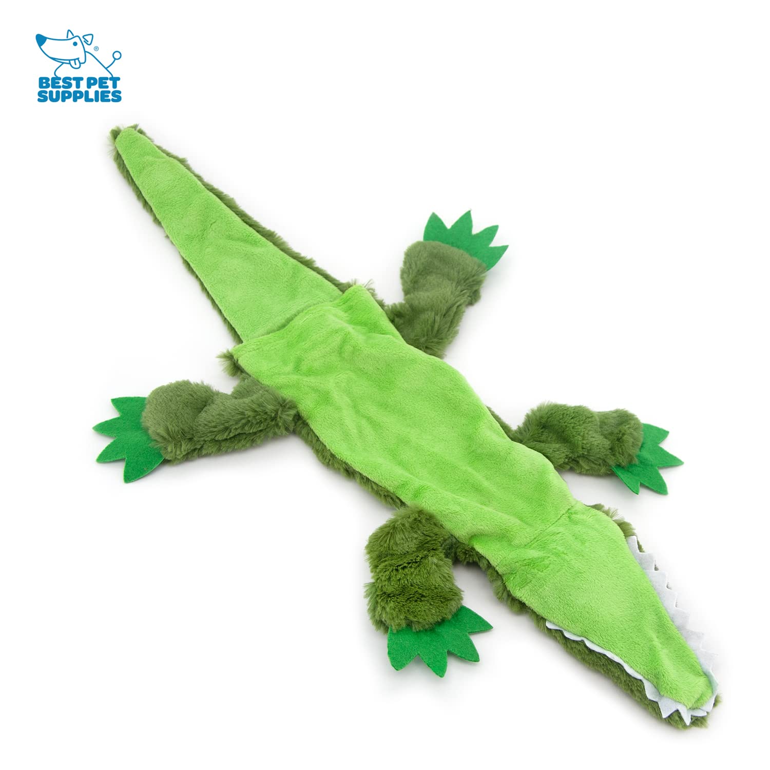 Foto 2 | Juguete Para Perros Best Pet Supplies 2 En 1, Caimán Rechinante Y Sin Relleno - Venta Internacional.