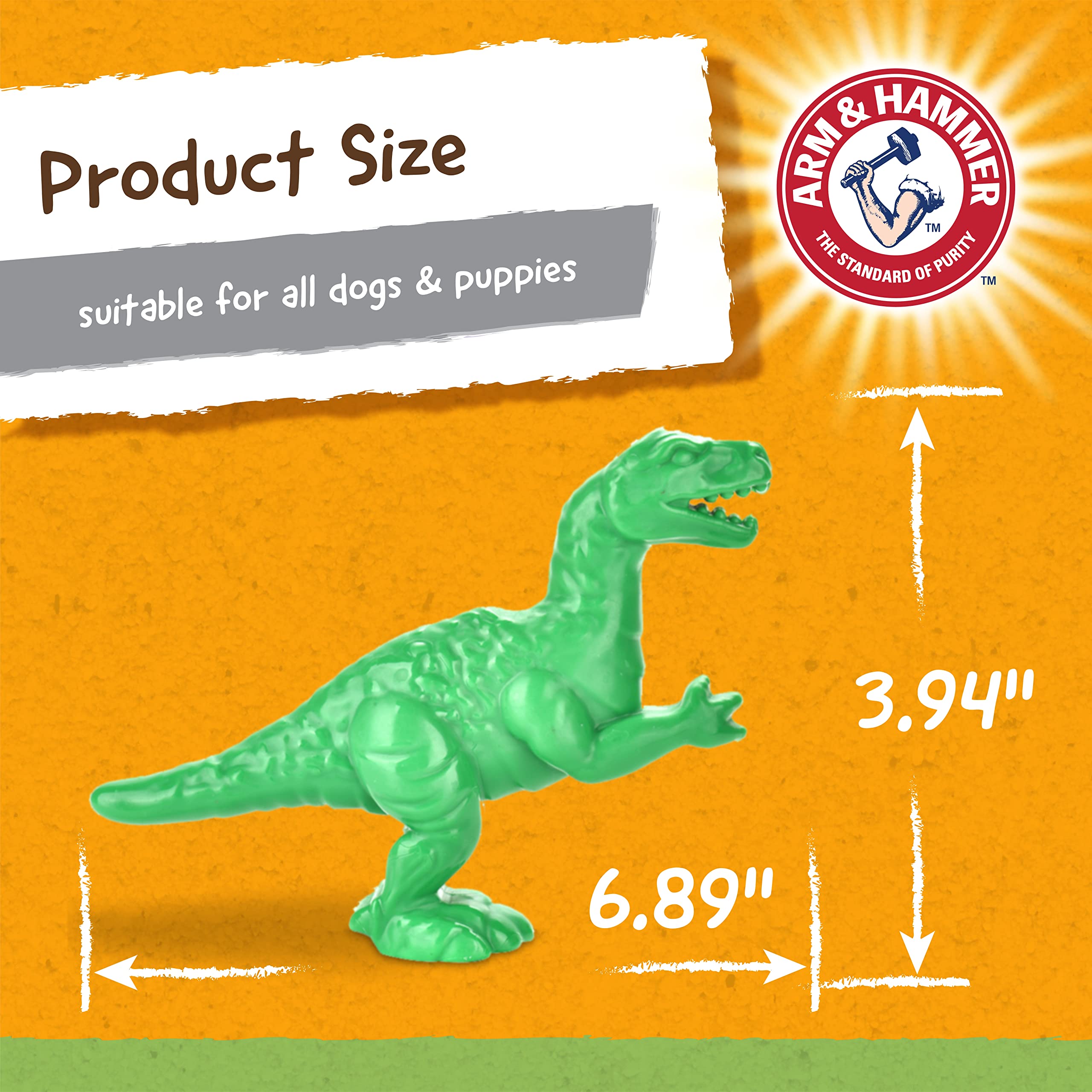 Foto 6 | Brazo Y Martillo Dentales Masticables Para Mascotas, T-rex Para Perros (paquete De 24) - Venta Internacional.