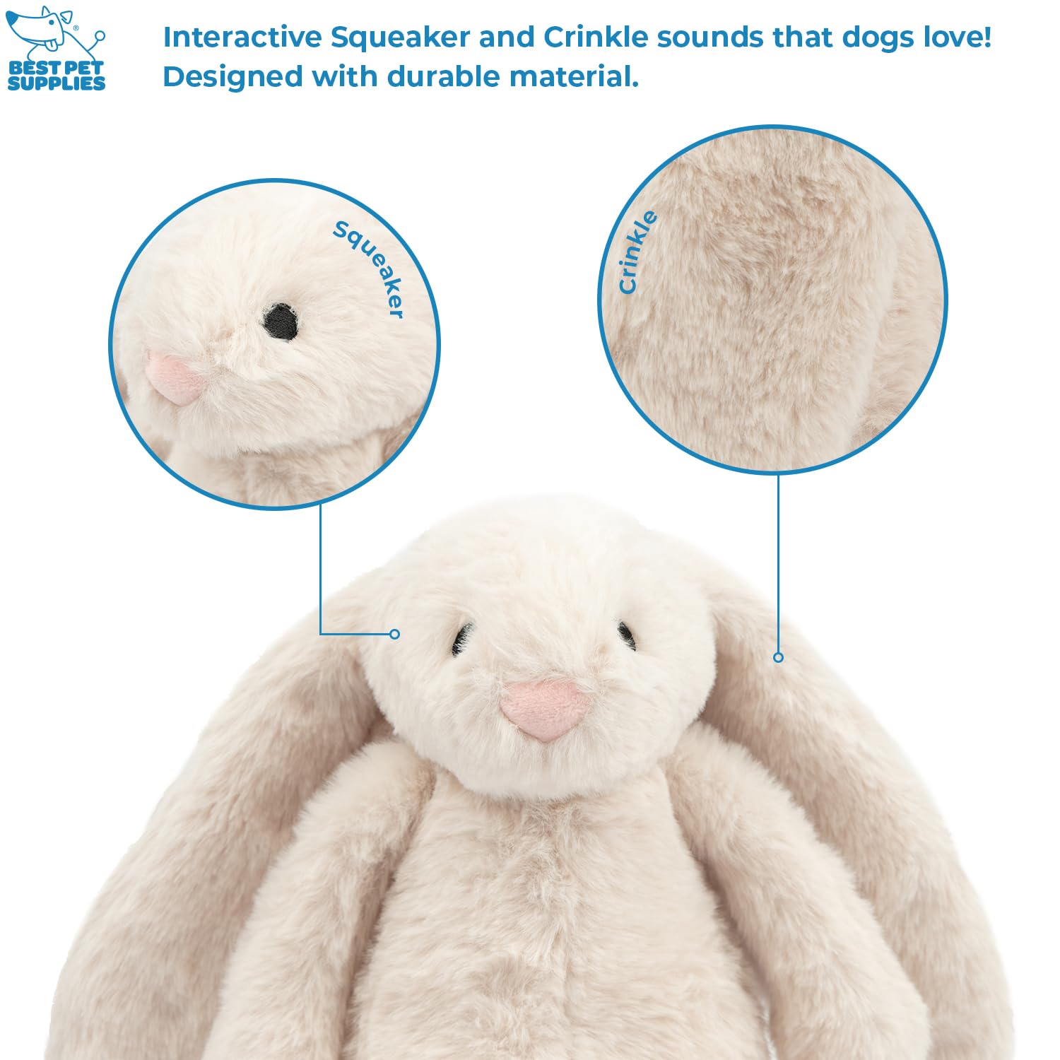 Foto 3 pulgar | Juguete Para Perros Best Pet Supplies Interactive Bunny Buddy - Venta Internacional.