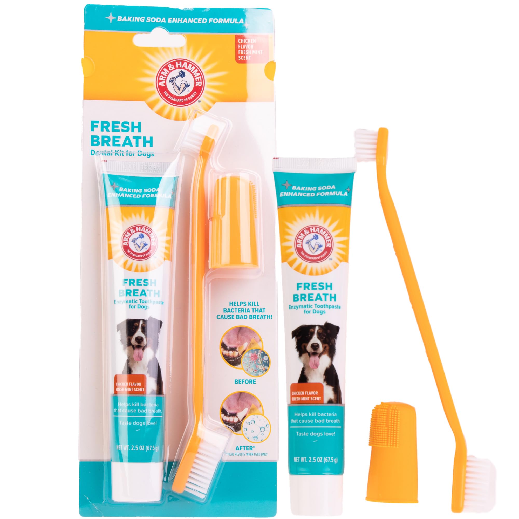 Foto 1 | Kit De Cuidado Dental Para Perros Arm & Hammer Fresh Breath Enzymatic - Venta Internacional.