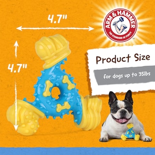 Foto 6 | Juguete Dental Para Perros Arm & Hammer Nubbies Tribone Peanut Butter - Venta Internacional.